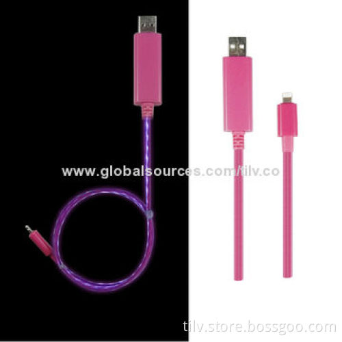 EL Light USB Cable for iPhone